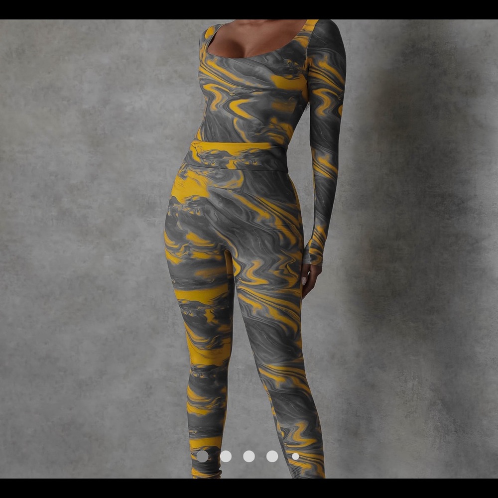 Two piece marble set